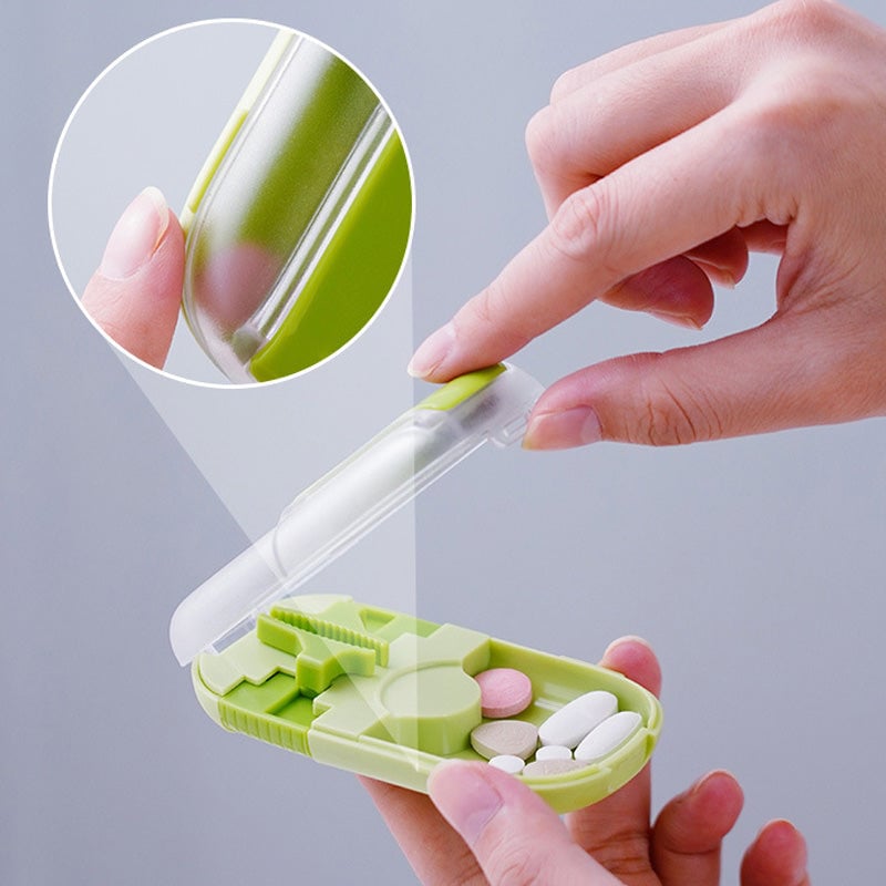 2-in-1 Kada Magnetic Pill Cutter and Storage Box