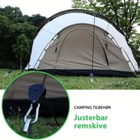 Praktisk justerbart campingreb