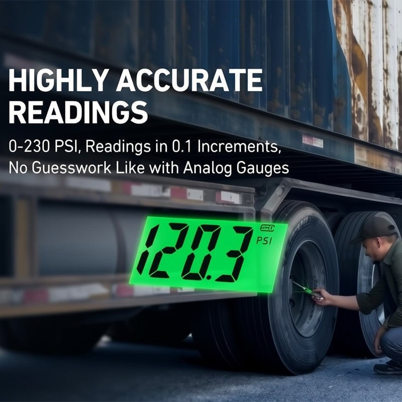 Sakerplus Heavy Duty Digital Tire Gauge