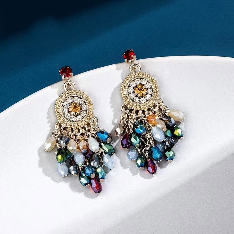Colourful Dangle Earrings