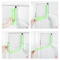 Percha para suspensión plegable detras de puerta