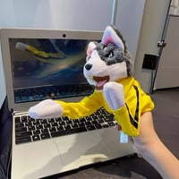 Fighting Boxing Dog Hand Puppet