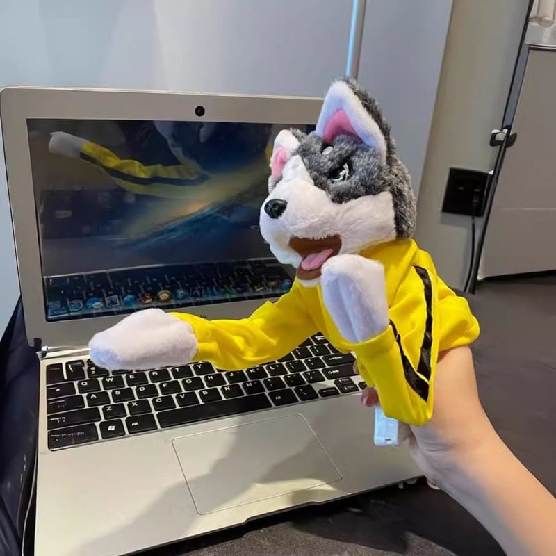 Fighting Boxing Dog Hand Puppet