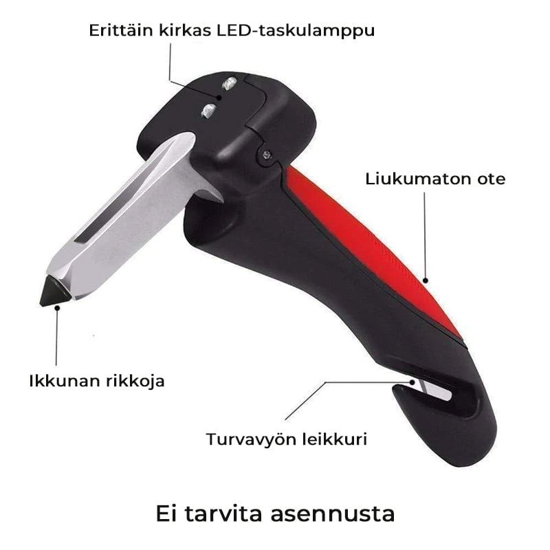 2 in 1 auton pakovasara ja ovenkahva