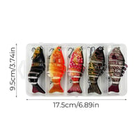 Multi-segmented Fish Swimbait Lure Set