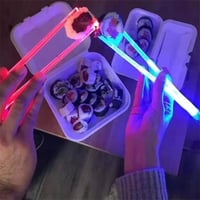 LED självlysande ätpinnar