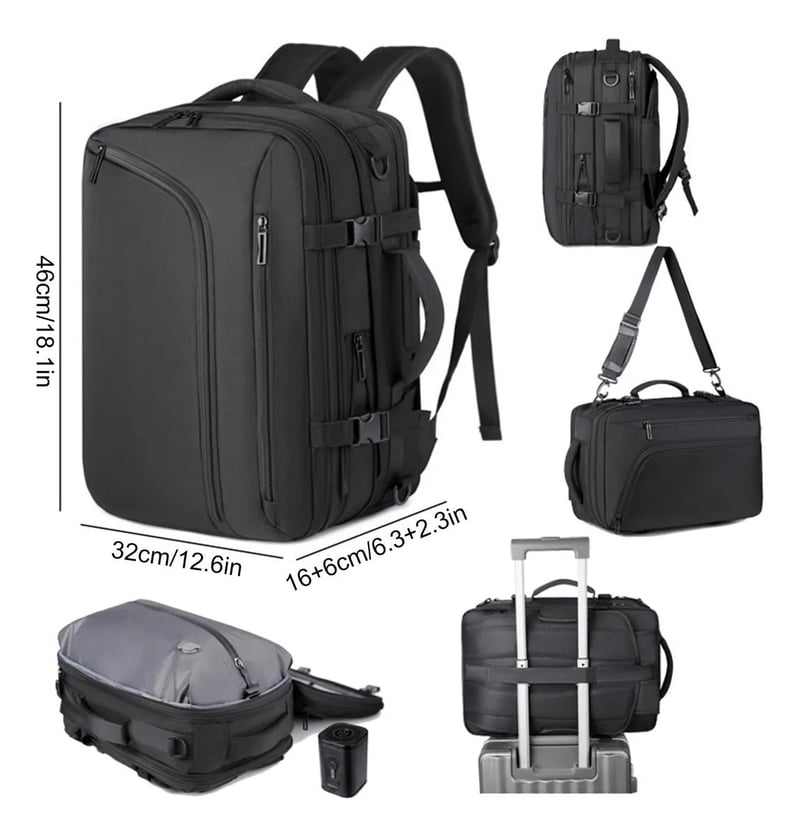 Sakerplus Vacuum Multi-Function Backpack