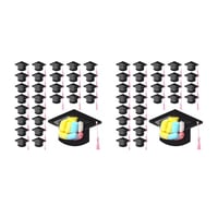 Graduation Cap Candy Card Set