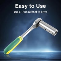 Stainless Steel Trailer Jack Electric Drill Adapter