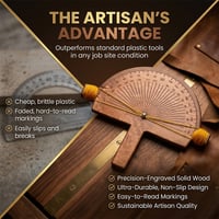 Handcrafted Wooden Precision Angle Finder