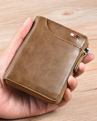 Herren-Geldbörse mit RFID-Blockierung (kostenloser Versand beim Kauf von 2 Stück)