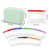 Premium Waterproof PU Travel Pill Organizer Set