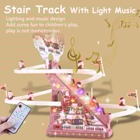 Santa Claus Electric Track Slide Toys