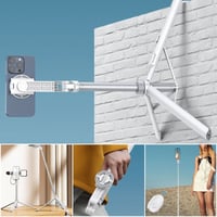 Multi-Functional 2-in-1 Magnetic & Clamp Selfie Stick Tripod