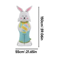 3D Easter Foil Balloon Garden Decoration