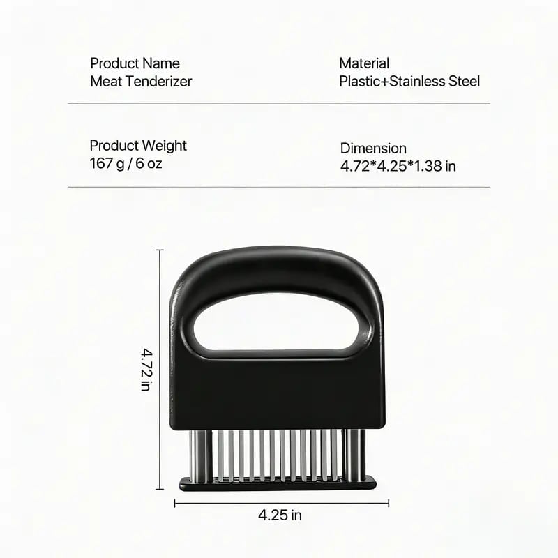 Professional Spring-Loaded Meat Tenderizer