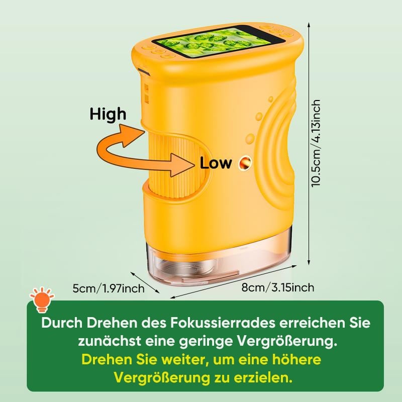 Sakerplus 1000X Digitales Handmikroskop