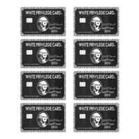 Set of 4 Credit Card Skin Vinyl Stickers