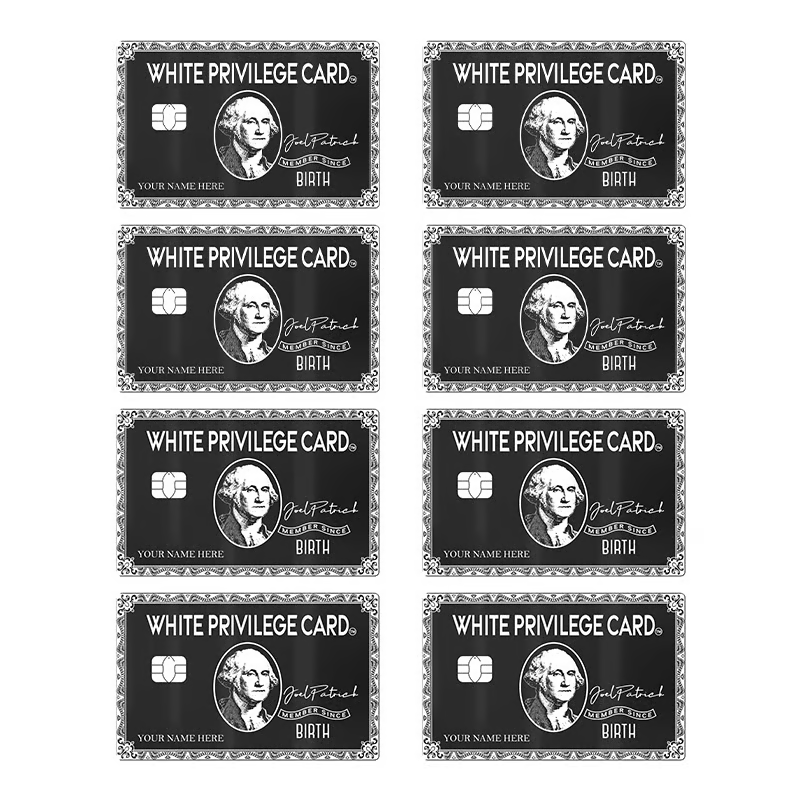 Set of 4 Credit Card Skin Vinyl Stickers