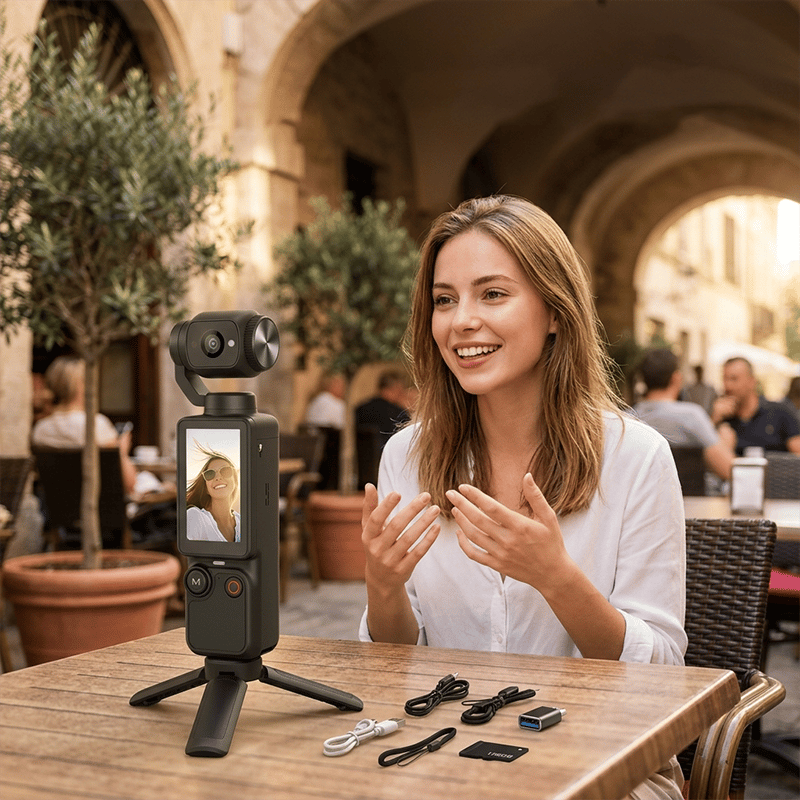 180° Rotating Sports Vlog Camera
