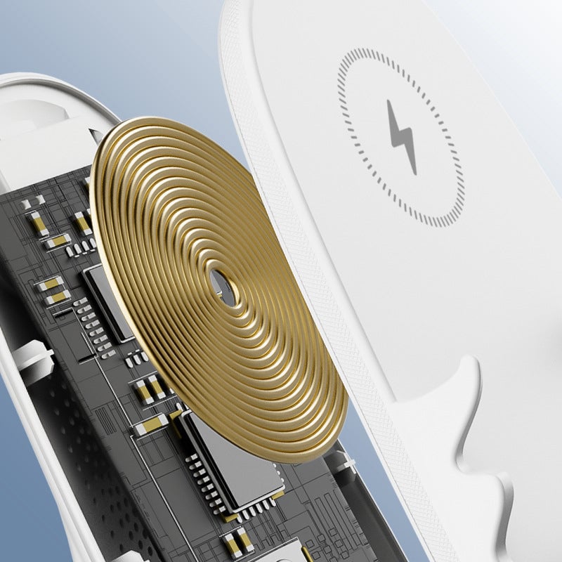 Ministol trådløs hurtiglader multifunksjonell telefonholder