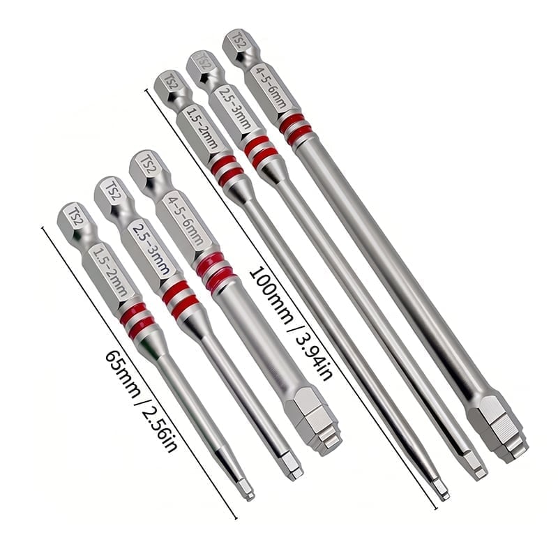 Upsell - Pagoda‑Shaped Magnetic Hex Screwdriver Bits Set