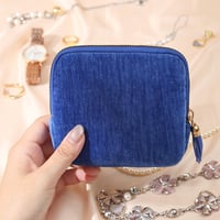 Mini Schmucktasche mit Quasten-Reißverschluss