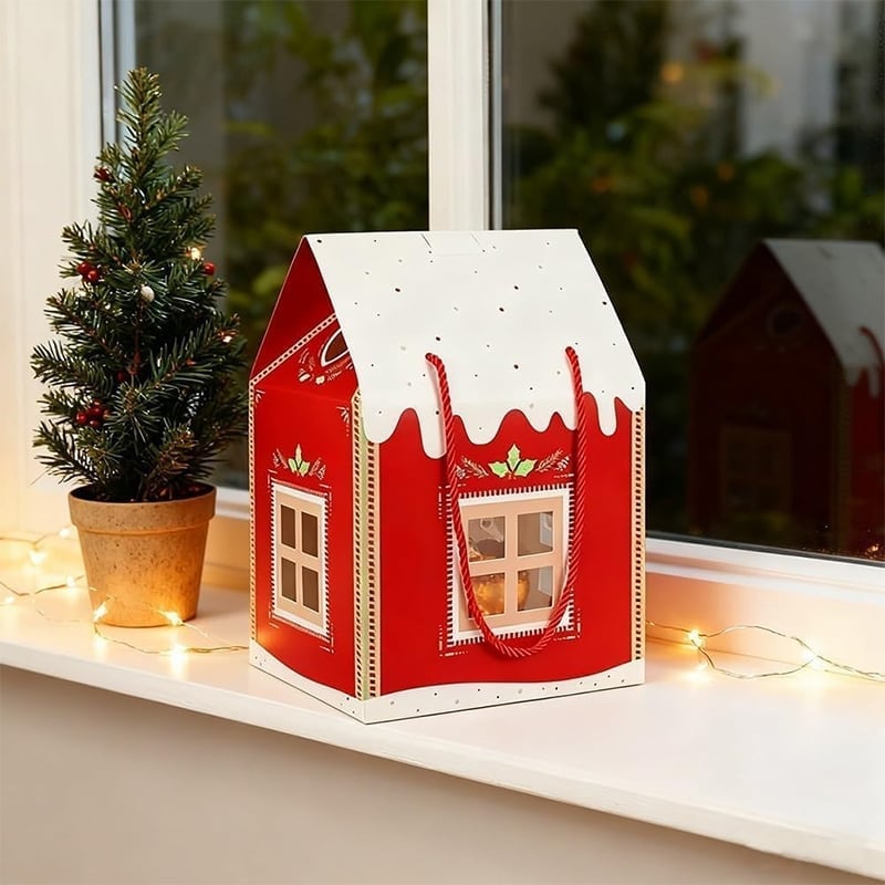 Christmas Wonderland Cottage Gift Box