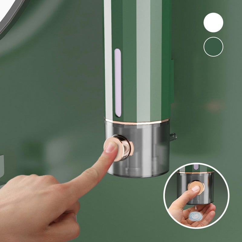 Dispenser di sapone manuale a parete