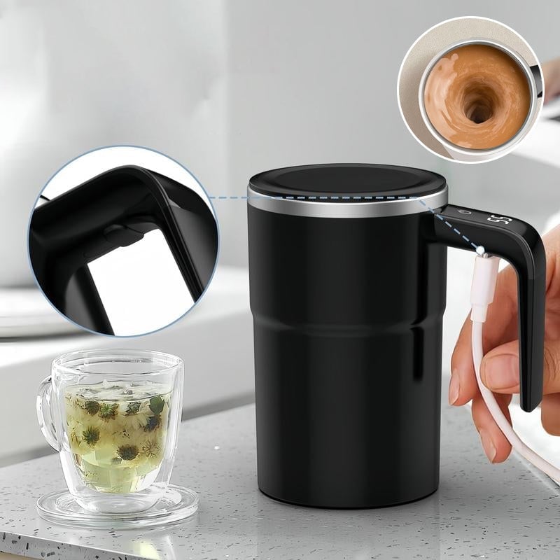 Self Stirring Coffee Mug With Lid