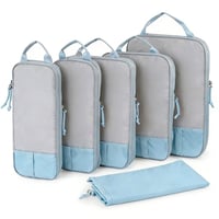 6-Piece Expandable Space-Saving Packing Cubes