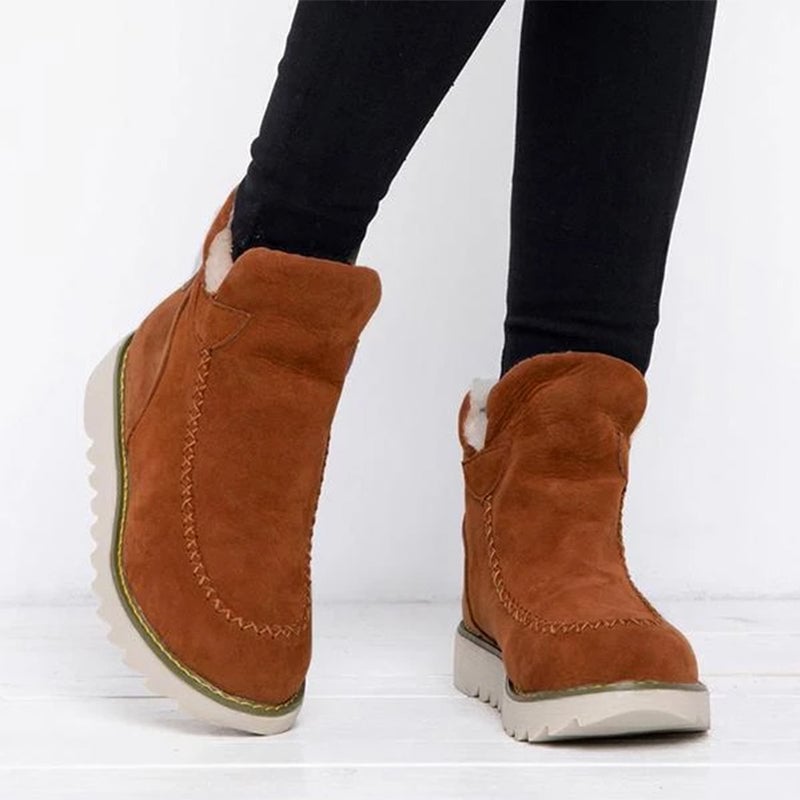 Ciaovie™ Bottes de Neige à Cheville à Plateforme