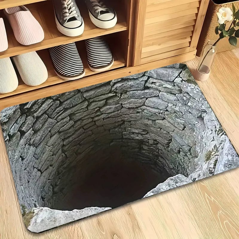 3D-Optische Illusions-Anti-Rutsch-Fußmatte
