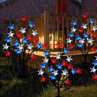 Outdoor Independence Day Decorative Light Post
