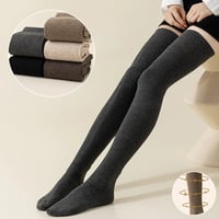 Chaussettes hautes épaisses pour femmes