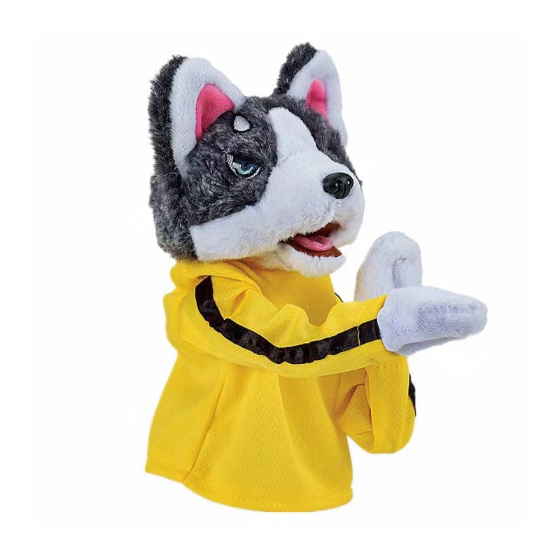 Kung Fu Husky Gants en peluche