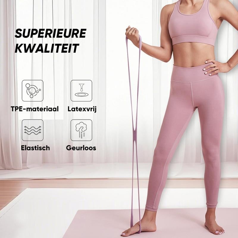 8-vormige siliconen weerstandsband met massagegreep