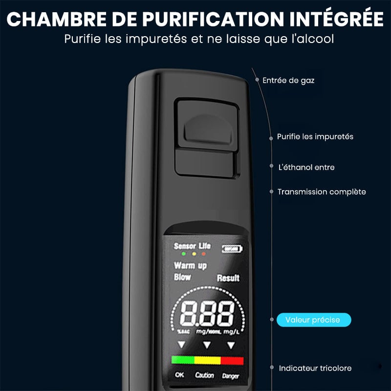 Testeur d'alcool portable