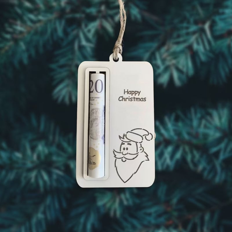 Cadeau de Noël en espèces
