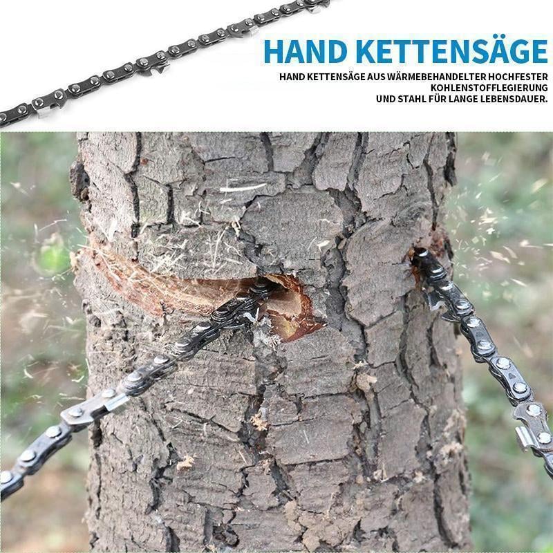 Premium Hand Kettensäge aus Carbonstahl mit 11 Zähnen