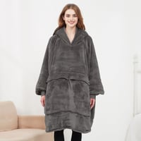 Beidseitig velour-heizender lässiger Hoodie