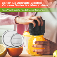 SakerPlus® Electric Mason Jar Vacuum Sealer