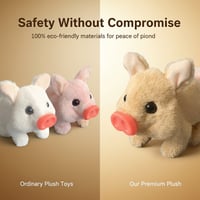 Interactive Joyful Plush Companion Pig