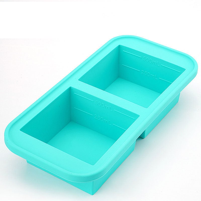 Silicone Freezer Storage Box with Lid