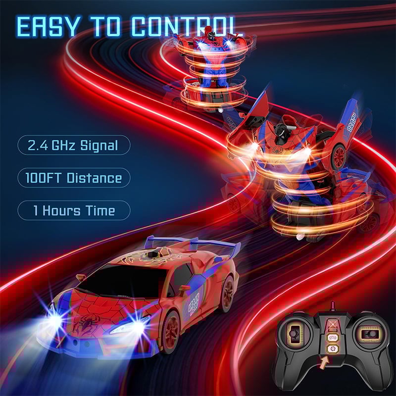 Remote Control Transforming Robot Car