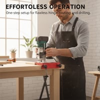 Kexon™ Precision Aluminum Door Hinge Template Jig