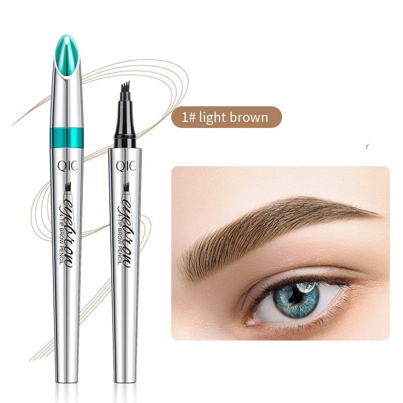 Sale - 3D Waterproof Microblading Eyebrow Pen 4 Fork Tip Tattoo Pencil