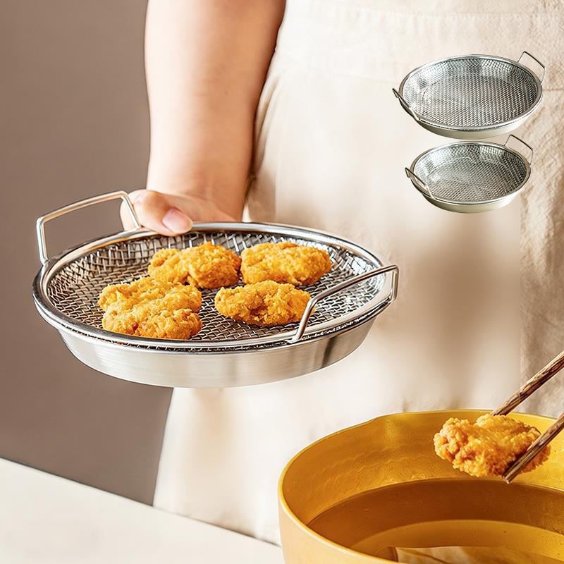 Oil Draining & Food Strainer Tray