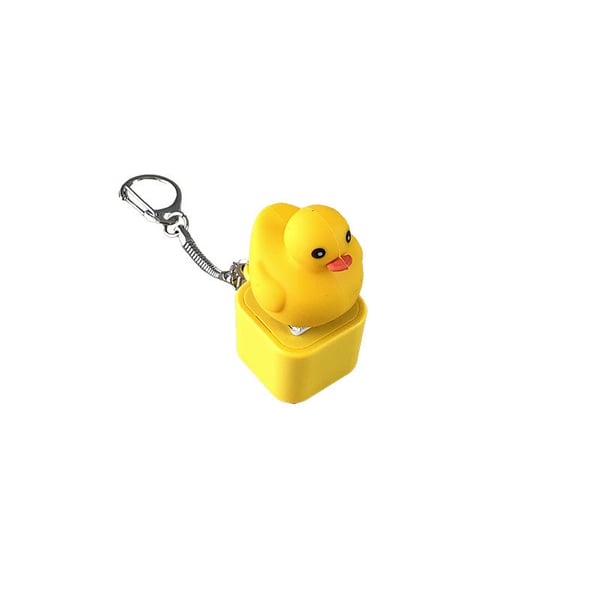 Porte-clés Canard Lumineux et Sonore (Rechargeable)