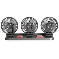 Sakerplus Portable 3-Head Car Cooling Fan